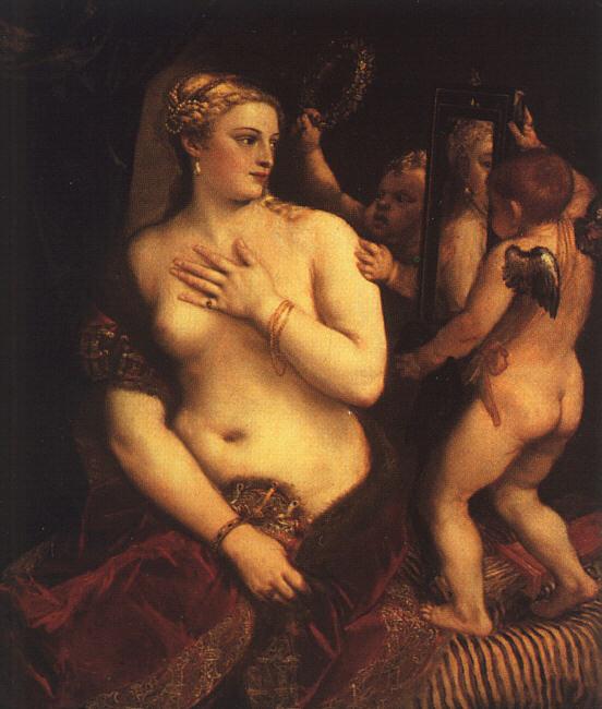  Titian Venus with a Mirror Sweden oil painting art